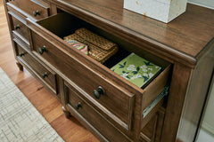 Sturlayne - Dresser And Mirror - Brown