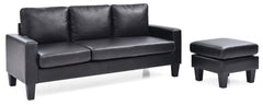 Jenna - Sofa Chaise - Black