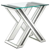 Bonnie Silver End Table - MyWaynesHome #
