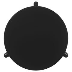 Cordova Round Solid Wood End Table Black - MyWaynesHome #