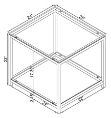 Trini Black End Table - MyWaynesHome #