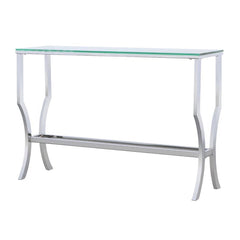 Saide Silver Sofa Table - MyWaynesHome #
