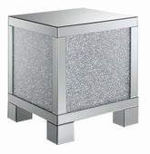 Gillian Silver End Table - MyWaynesHome #