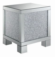 Gillian Silver End Table - MyWaynesHome #