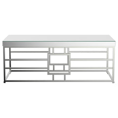 Dafina Silver Coffee Table - MyWaynesHome #