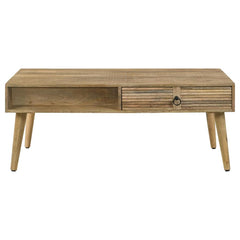 Zabel Brown Coffee Table - MyWaynesHome #