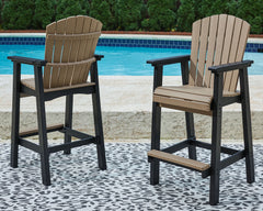 Fairen Trail - 5 Pc. - Dining Set with 4 Chairs - Black / Driftwood