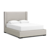 Brozmont - Queen Upholstered Storage Bed - Oatmeal