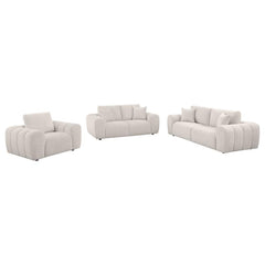 Burnett - Chenille Upholstered Sofa Set