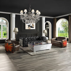 Brancaster - Chair - Antique Slate Top Grain Leather