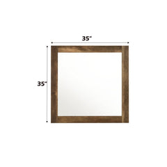 Morales - Mirror - Rustic Oak