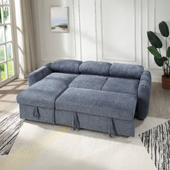 Nuriel - Reversible Sectional Sofa With Sleeper & Storage