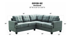 Sandridge - Sectional - Gray