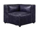 Birdie - Modular Wedge - Vintage Blue Top Grain Leather
