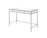 Canine - Writing Desk - Mirrored And Chrome