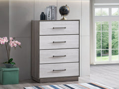 Aberdeen - Chest - Gray / Oak