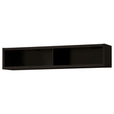 Lewes - Bridge With 2 Encased Storage Compartments - Cappuccino