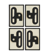 Árido - Arte de pared de 4 piezas