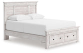 Makidern - Panel Storage Bed