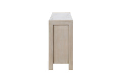 D1321 - Buffet With Real Marble Top - Natural / White