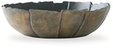 Aidman - Bowl - Black / Antique Gold Finish