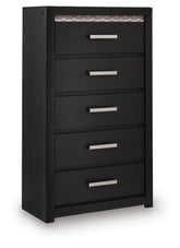 Brizmore - Five Drawer Chest - Black