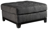Reidshire - Oversized Accent Ottoman - Steel