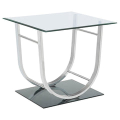 Danville - Rectangular U-Shaped Glass Top Table