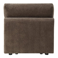 Theodore - Modular Armless Chair - Brown Chenille