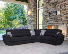 Ottomanson Armada Air - Upholstered Convertible Sectional With Storage - Polyester