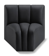 Arc - Faux Leather Curved Corner Chair