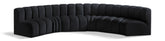 Arc - Velvet 6 Piece U-Shaped Modular Sofa