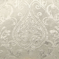 Desiderius - Bench - Beige Fabric, Antique Gold & Hand Paint Brown