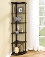 Bonwick Brown Corner Bookcase - MyWaynesHome #