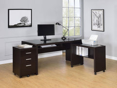 Skeena Brown 3 Pc Desk Set - MyWaynesHome #
