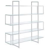 Elmer Silver Bookcase - MyWaynesHome #