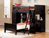 Willoughby - Cama individual - Negra