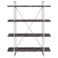 Grimma Grey Bookcase - MyWaynesHome #