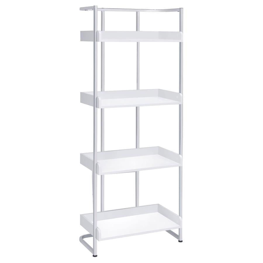 Ember White Bookcase - MyWaynesHome #