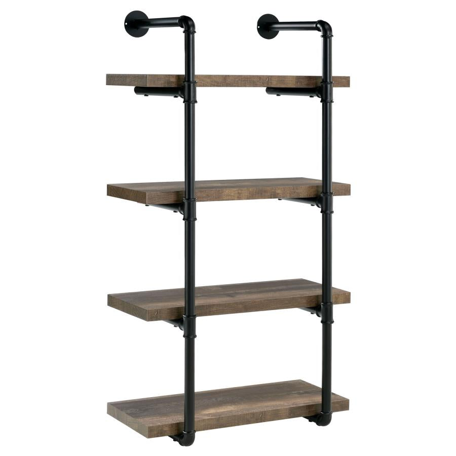 Elmcrest Brown 24"w Wall Shelf - MyWaynesHome #