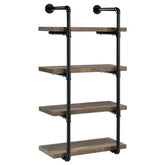Elmcrest Brown 24"w Wall Shelf - MyWaynesHome #