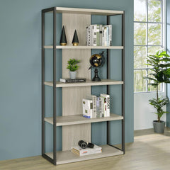 Loomis Grey Bookcase - MyWaynesHome #