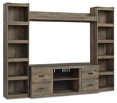 Trinell - 4-Piece Entertainment Center With 60" TV Stand