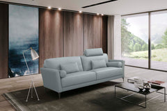 Tussio - Sofa With 5 Pillows - Watery Leather