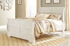 Willowton - Cama trineo Queen - Lavado blanco