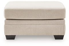 Mandi Point - Oversized Accent Ottoman - Marble