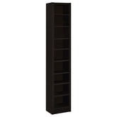 Eliam - 8-Shelf Bookcase - Cappuccino