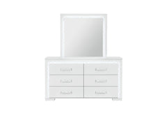 Naomi - Dresser With LED - Silver
