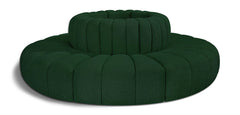 Arc - Boucle Fabric 8 Piece Round Modular Sofa