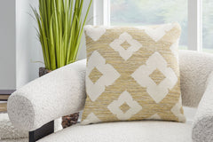 Brockner Next-Gen Nuvella - Almohada para interior/exterior (juego de 4) - Marrón / Amarillo